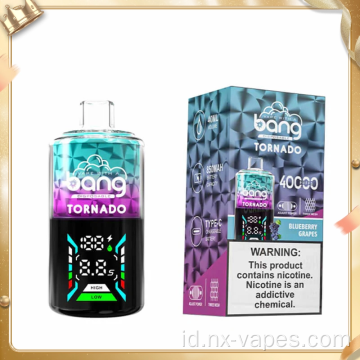 Bang tornado 40000 puff vape sekali pakai